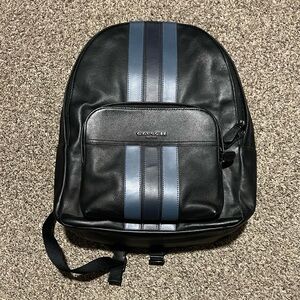 Coach Black and Blue Men's Backpack